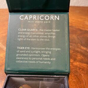 Capricorn Mini Stone Pack Tiger Eye and Quartz